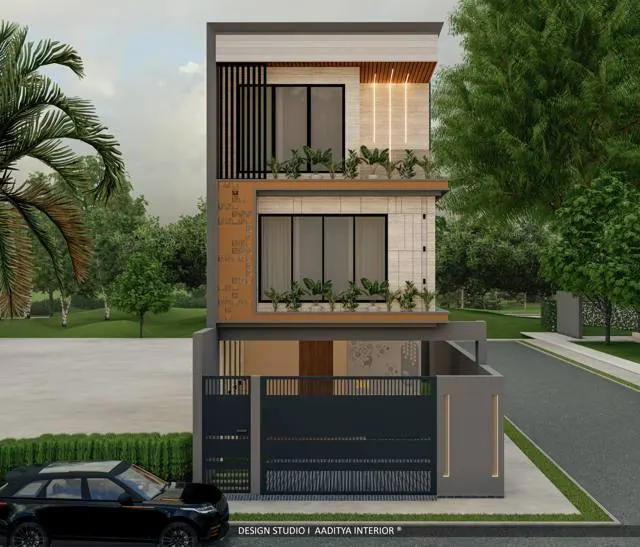 Modern Bungalow – Bungalow & Elevation